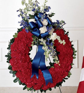 FTD&reg; All American Tribute Wreath