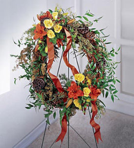 FTD&reg; Flourishing Garden Wreath